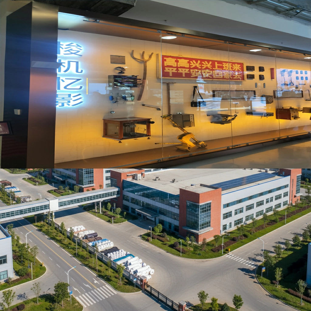 Hebei Province industrial landscape showcasing modern textile facilities and organized factory layout